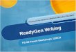 Readygen Writing Parents 3-5