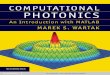 Computational Photonics, An Introduction With MATLAB
