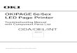 OKIPAGE 6e, 6ex (Parts, Circuit Diagram) Troubleshooting Manual