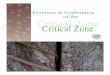 Frontiers in Exploration of the Critical Zone