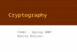 CS461 09.Cryptography