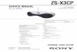 Sony ZS-X3CP Service Manual, Repair Schematics, Online Download - Copy