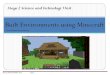 Stage 2 Science Unit Built Environs Using Minecraft