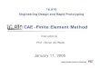 FEA Tutorial by MIT