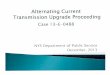 Alternating Current Transmission Upgrade Proceeding