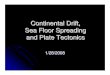 Continental Drift, Sea Floor Spreading and Plate Tectonics PDF