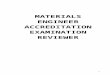 Materials Engineer Accreditation Examination Reviewer