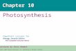 Chapter10 Photosynthesis