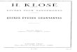 Klose - 15 Studi Cantati Per Sax