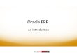 Oracle ERP - Basics