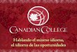 Servicios Canadian College Master