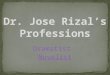 Jose Rizal as Dramatist and Novelist