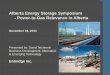 Enbridge - Power-to-gas relevance in Alberta