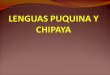 De La Lengua Puquina y Chipaya[1]