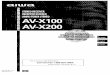 Aiwa AV-X100 User Manual