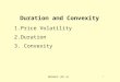 Duration and Convexity