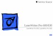 Apple LaserWriter Pro 600 630 Service Source