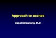 [Lecture] Approach to Ascites