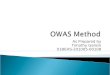 OWAS Method (Student Presentation)