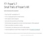 Fraser's Hill F7 Small Trails Datasheet