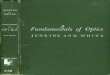 Jenkins White - Fundamentals of Optics - Libro