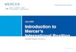 Introduction to Mercer's IPE
