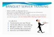 Banquet Server Basic Skill Training(1)