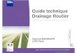 Guide Drainage Routier Setra