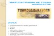 Manufacturing of Turbo Generator