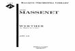 Massenet - Werther - Full Score (Kalmus)