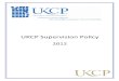 UKCP Supervision Policy - March 2012