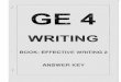 Ge 4 Writing Answer