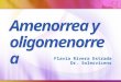 Amenorrea y Oligomenorrea