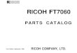 Ricoh-110(RICOH FT7060 Parts Catalog)
