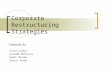 Corporate Restructuring Strategies ,need, reasons importance  imjpications,benefits  types