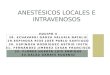 Anestésicos locales e intravenosos_