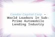 Condor Capital Corp - World Leaders In Sub-Prime Automobile Lending Industry