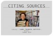 Citing sources  - slide share