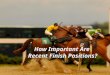 How Important Are Recent Finish Positions In Horse Racing