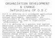 تنمية منظمة ORGANIZATION DEVELOPMENT & CHANGE.(1)