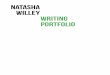 Natasha Willey Writing Portfolio