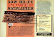 50W HiFi Power Amplifier LW35Q Maplin Kit