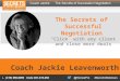 Jackie leavenworth The Secrets of Successful Negotiation, "Click" with Any Clients & Close More Deals!