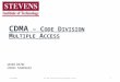Code Division Multiple Access- CDMA