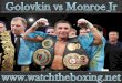 Golovkin vs Monroe Jr live boxing online