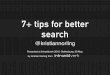 7+ tips for better intranet search