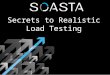 Secrets to Realistic Load Testing