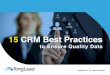 15 CRM Best Practices / RingLead