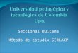 Universidad PedagóGica Y TecnolóGica De Colombia