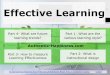 Effective learning